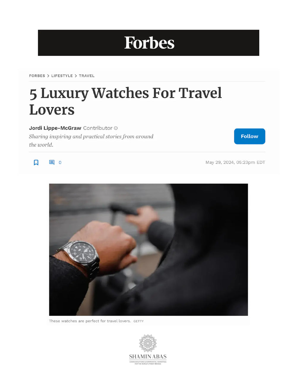 5 Luxury Watches For Travel Lovers