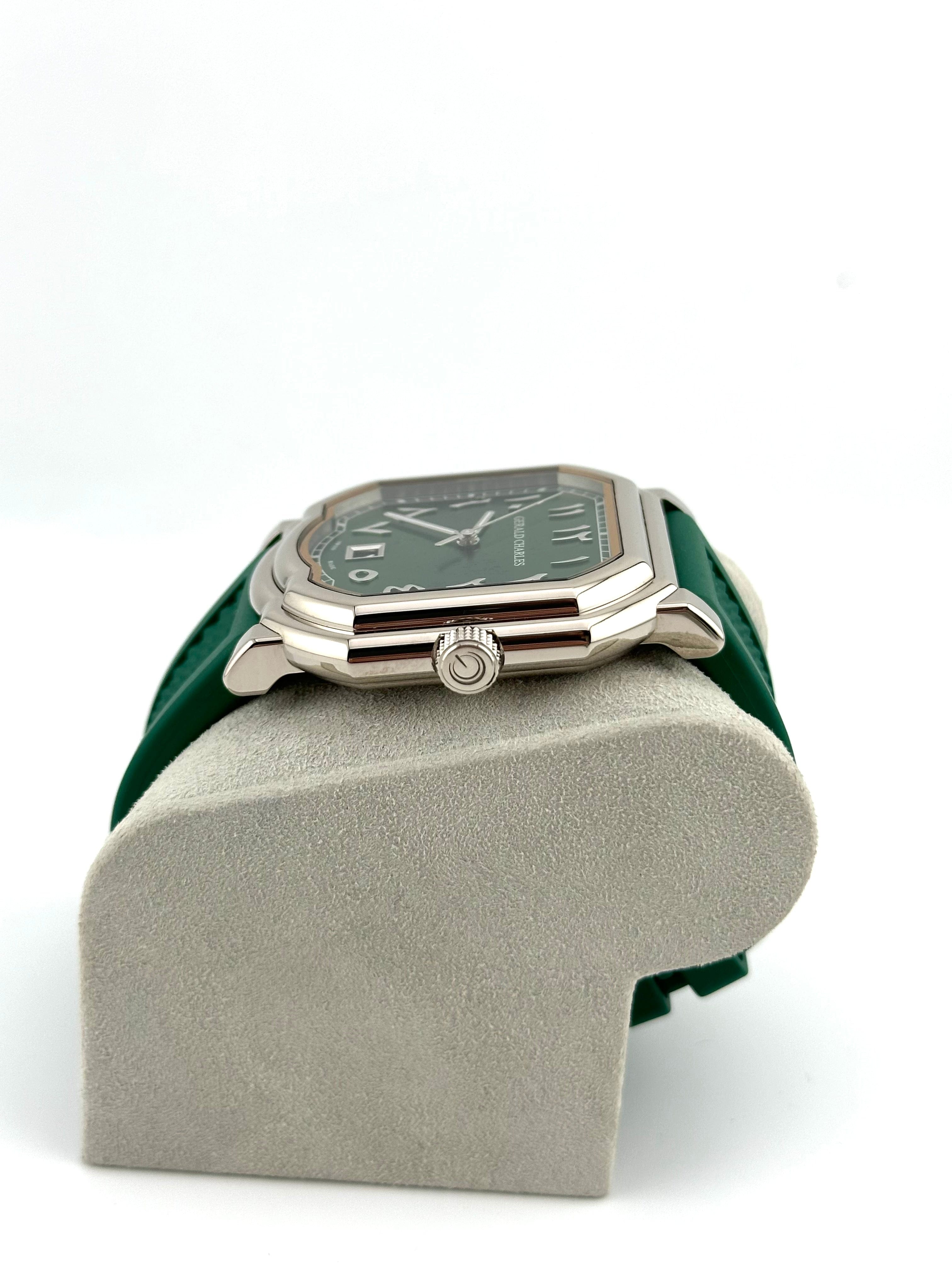 Gerald Charles Maestro 2.0 Ultra-Thin GC2.0-WG-AJ-02 Green Arabic Dial Special Edition