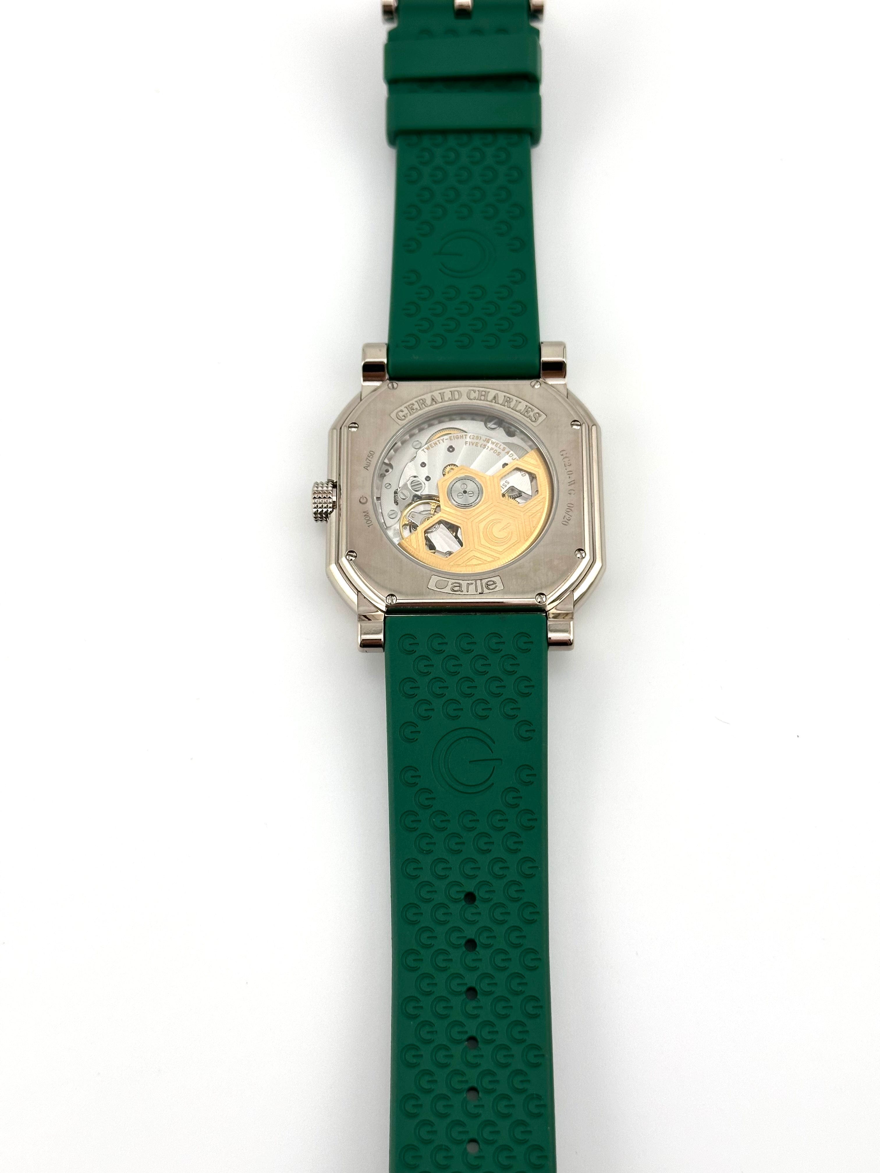 Gerald Charles Maestro 2.0 Ultra-Thin GC2.0-WG-AJ-02 Green Arabic Dial Special Edition