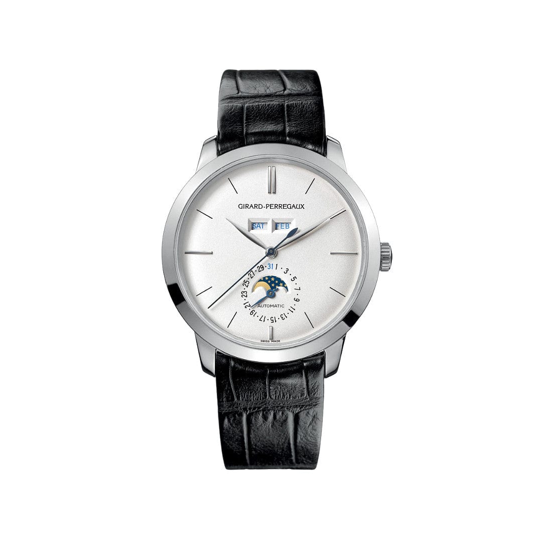Girard Perregaux 1966 Full Calendar in Platinum 49535-71-152-BK6A 