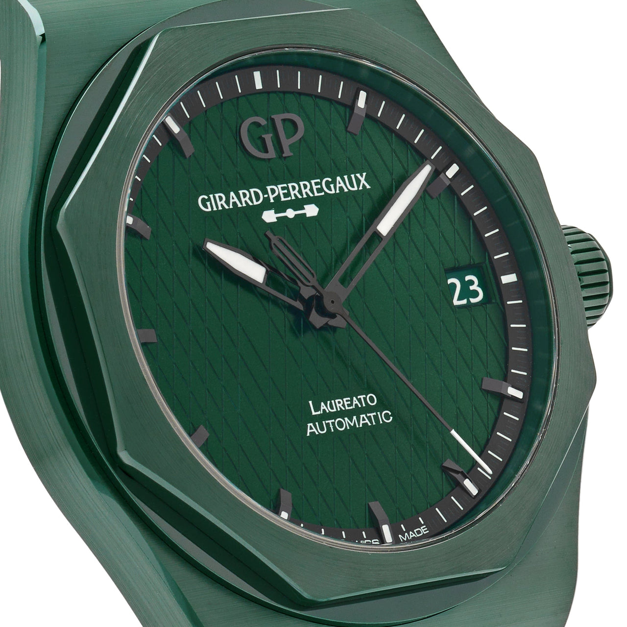 Girard Perregaux Laureato 81010-32-3081-1CX Ceramic Green Dial Aston Martin Limited Edition (2023)