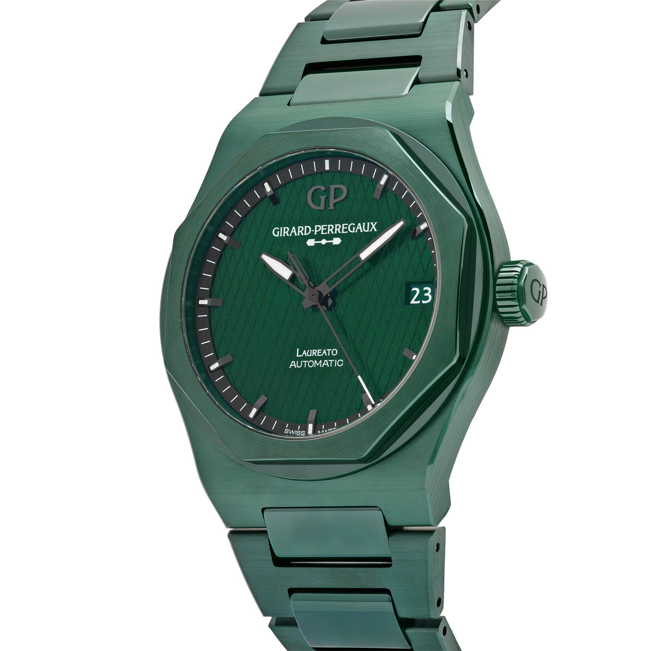 Girard Perregaux Laureato 81010-32-3081-1CX Ceramic Green Dial Aston Martin Limited Edition (2023)