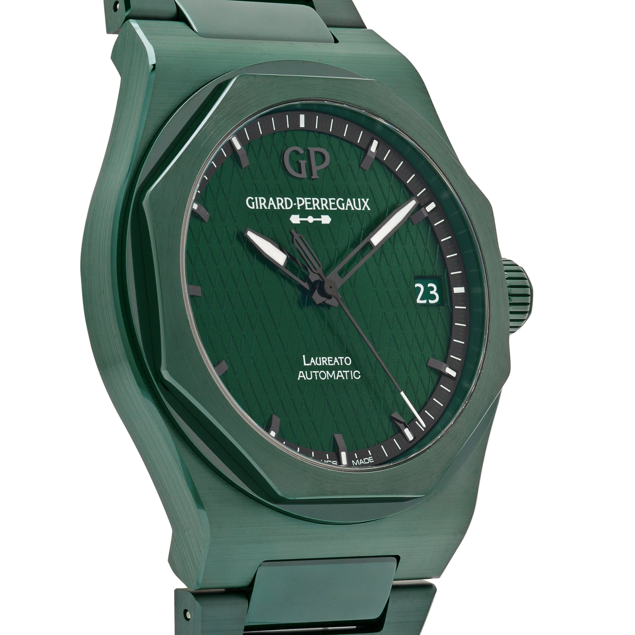 Girard Perregaux Laureato 81010-32-3081-1CX Ceramic Green Dial