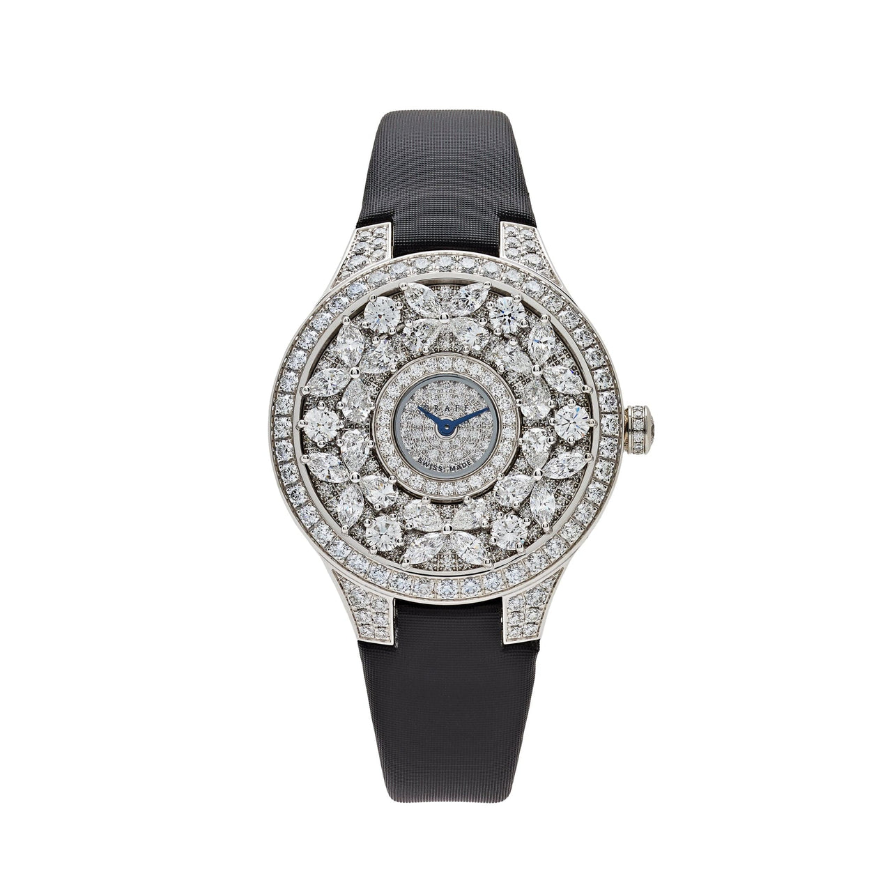 Graff Classic Butterfly Diamond Watch White Gold Diamond Dial