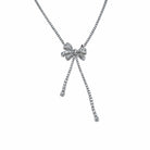 Necklace Graff Diamond Double Strand Knot Necklace with Bow Motif Wrist Aficionado