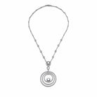 Necklace Graff Platinum and White Gold Diamond Microset Bulls' Eye Necklace Wrist Aficionado