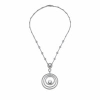 Thumbnail for Necklace Graff Platinum and White Gold Diamond Microset Bulls' Eye Necklace Wrist Aficionado