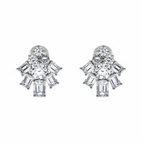 Thumbnail for Earrings Graff White Emerald Cut and Round Diamond Earrings Wrist Aficionado