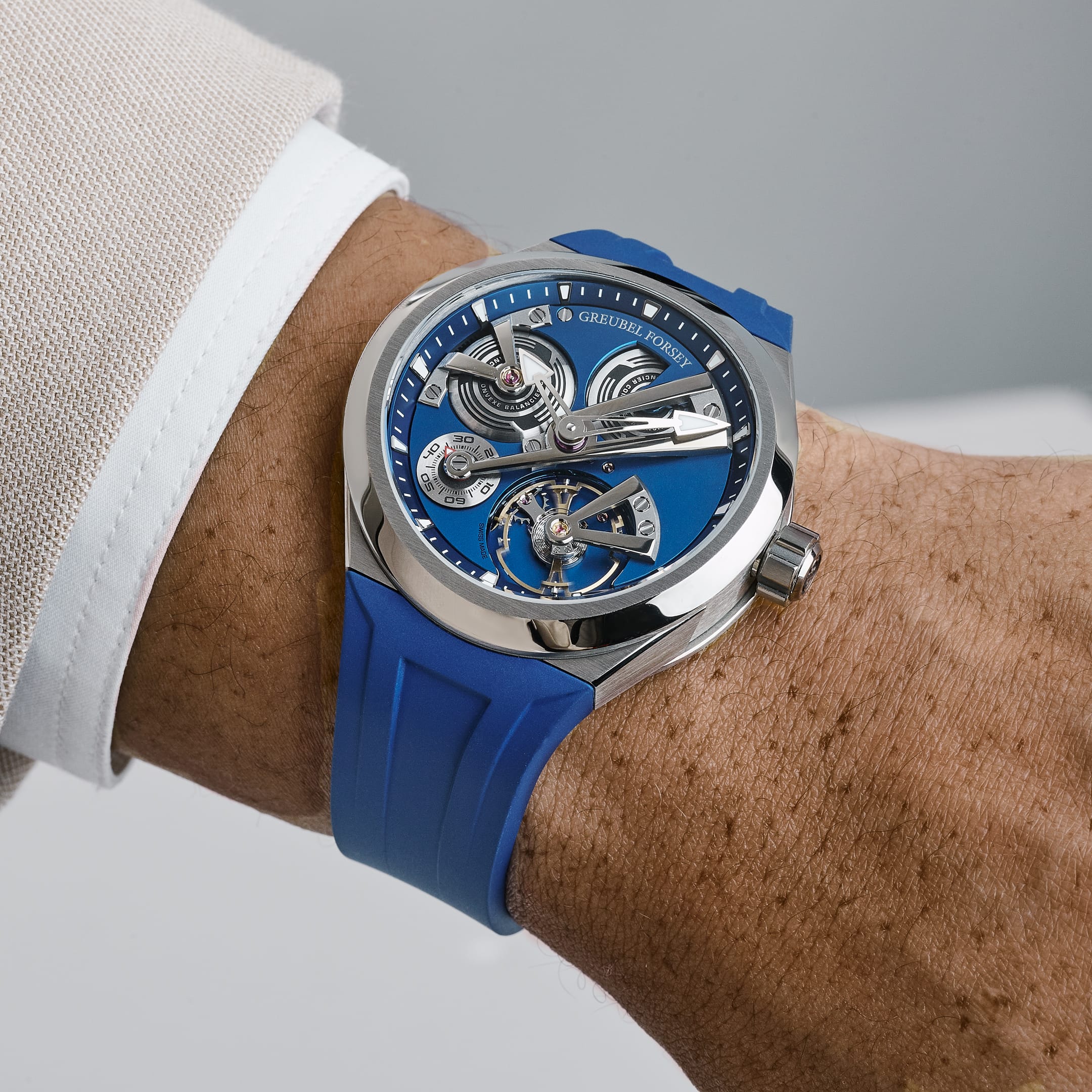 Greubel Forsey Balancier 3 Titanium Blue Dial Limited Edition of 88 (2025)