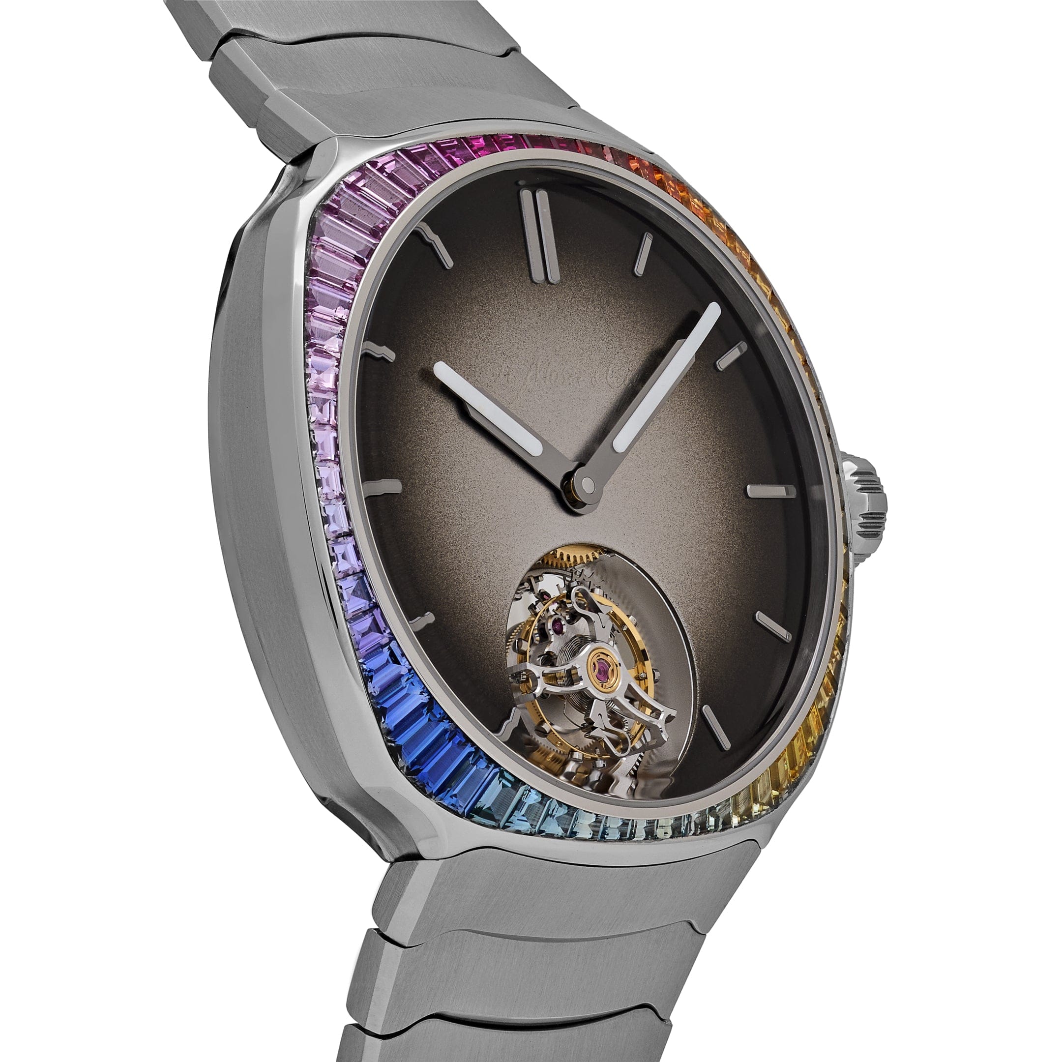 H. Moser & Cie 6804-1201 Streamliner Tourbillon Stainless Steel Fumé Dial (2023)