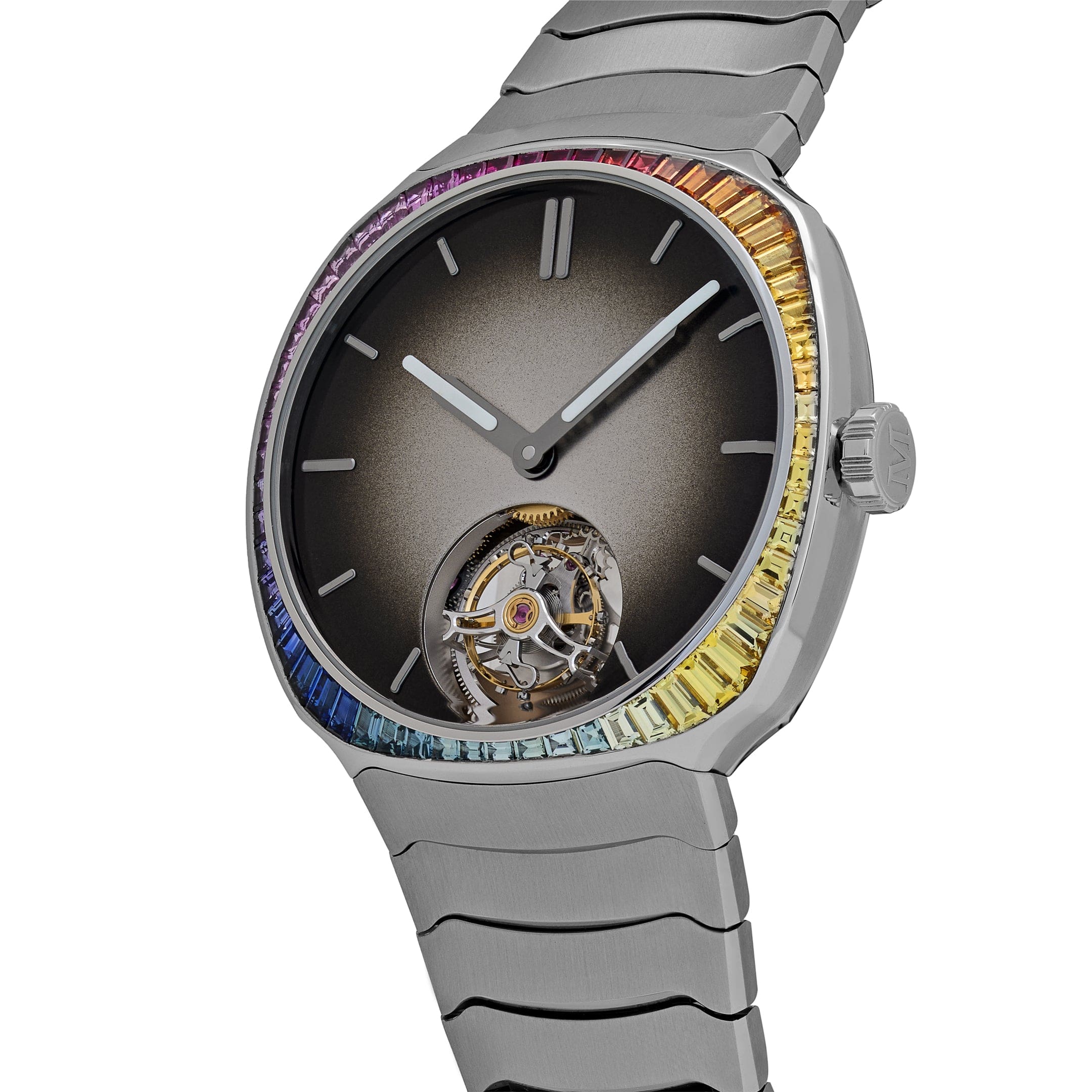 H. Moser & Cie 6804-1201 Streamliner Tourbillon Stainless Steel Fumé Dial (2023)