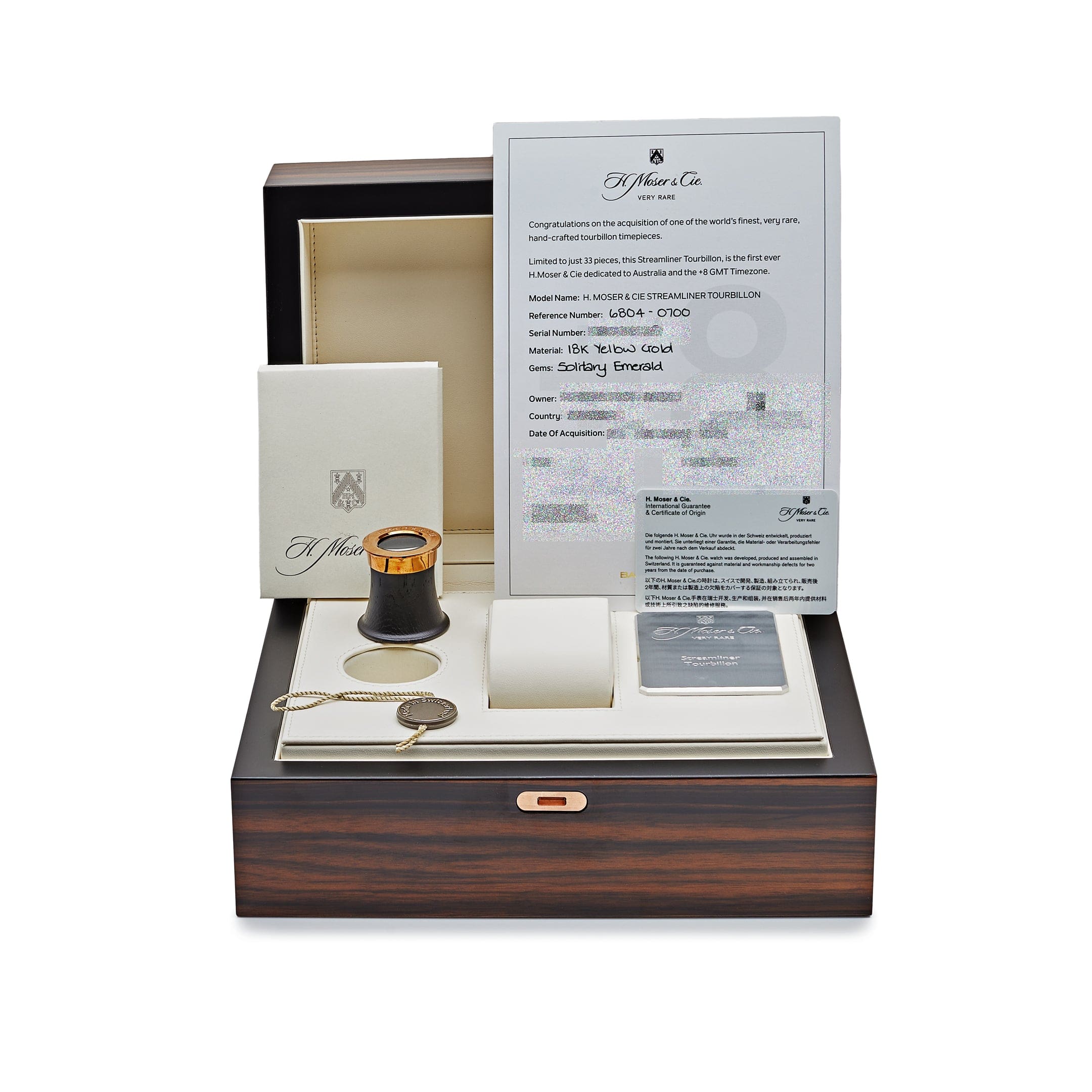 H. Moser & Cie. Streamliner Tourbillon 6804-0700 Yellow Gold