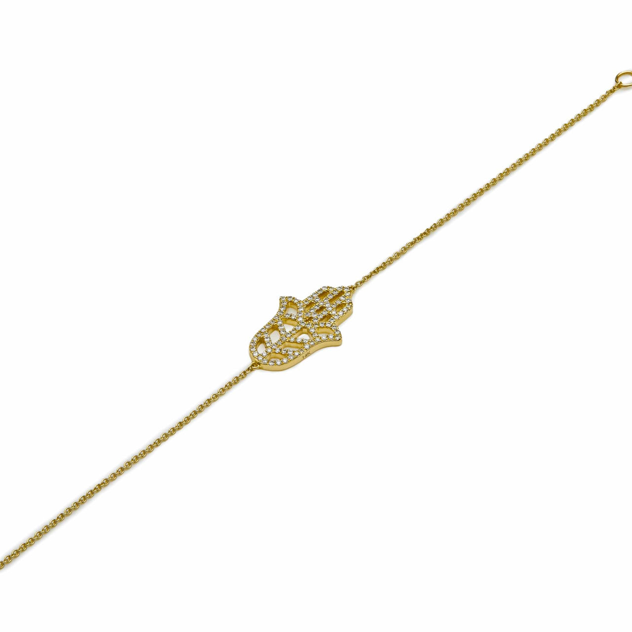 Gold Opal Hamsa Bracelet – Alexander Kade