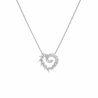 Thumbnail for Harry Winston Garland Large Heart Diamond Pendant