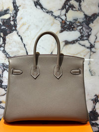 Thumbnail for Hermès Birkin 25 Etoupe Togo Gold Hardware