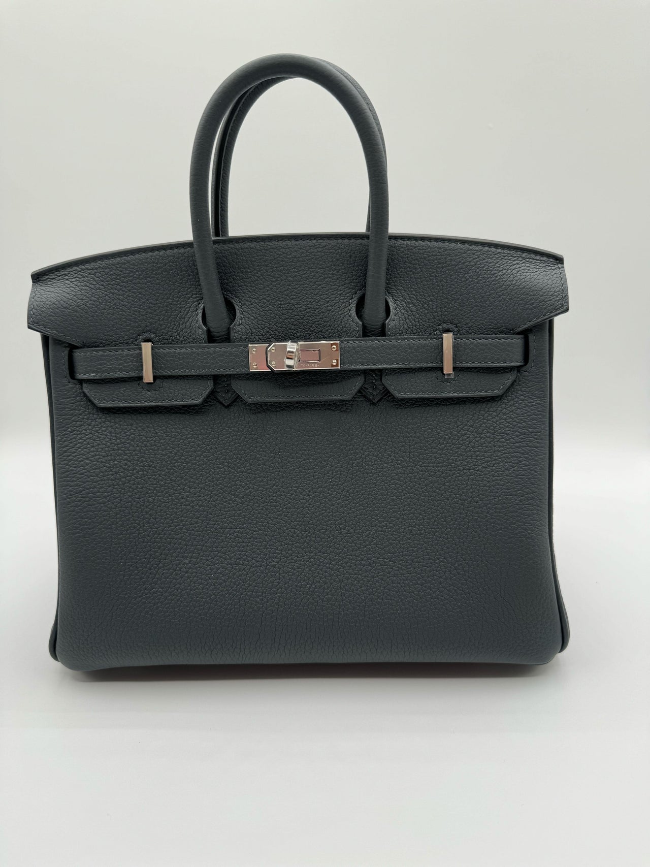 Hermès Birkin 25 Gris Misty Togo Leather Palladium Hardware