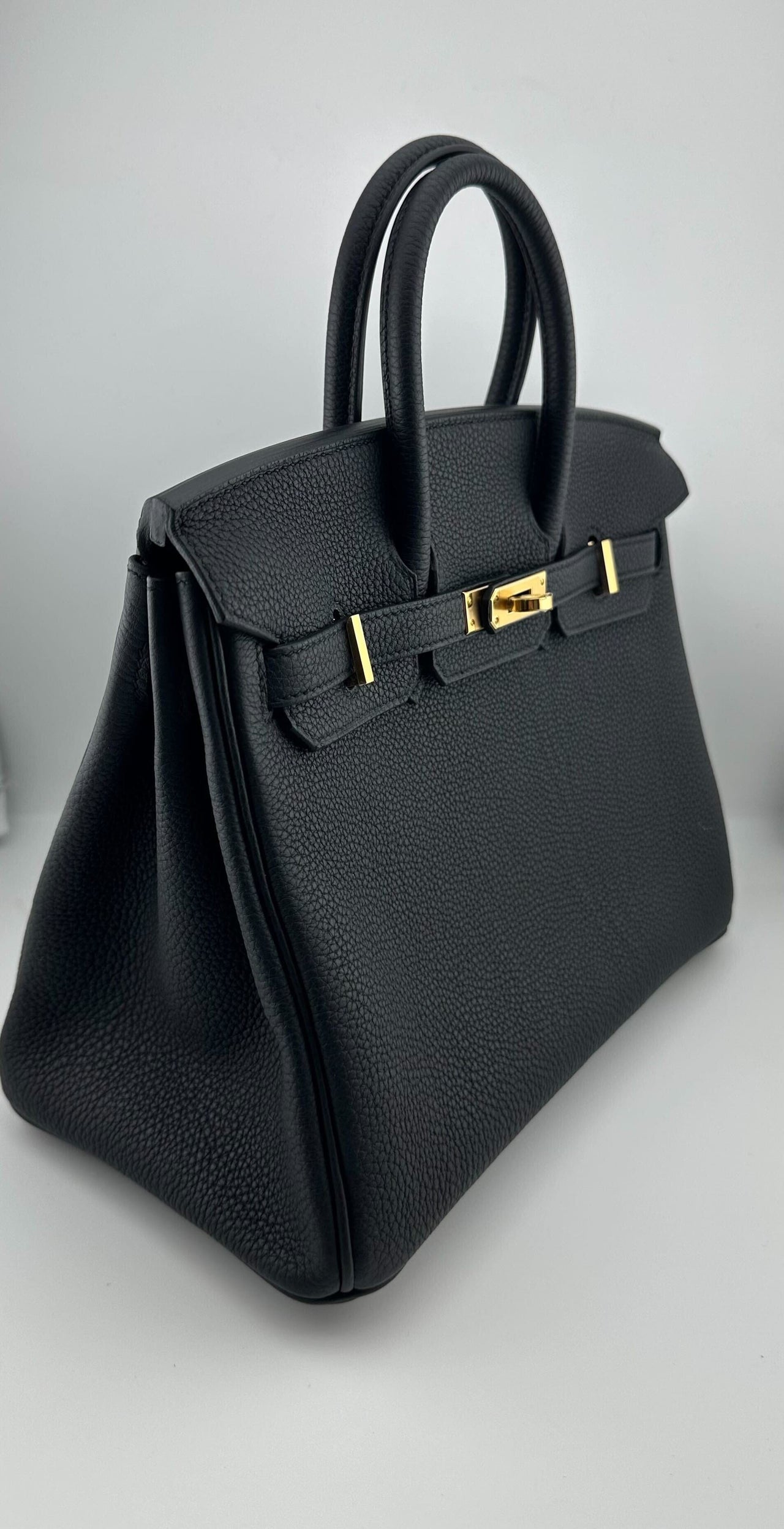 Hermès Birkin 25 Noir Togo Gold Hardware