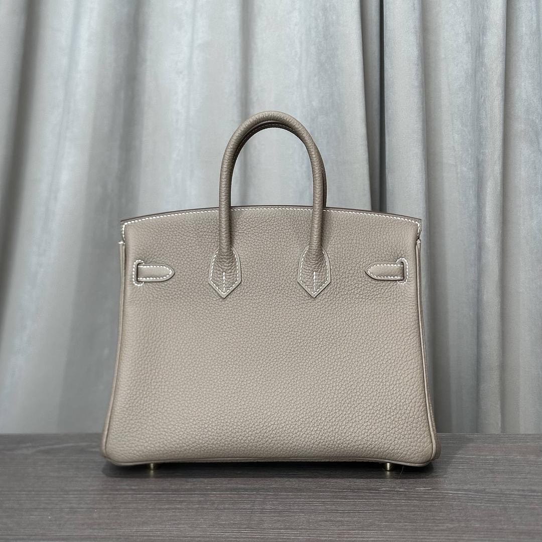 Hermès Birkin 25 Etoupe – Taupe Birkin Bag Togo Gold Hardware