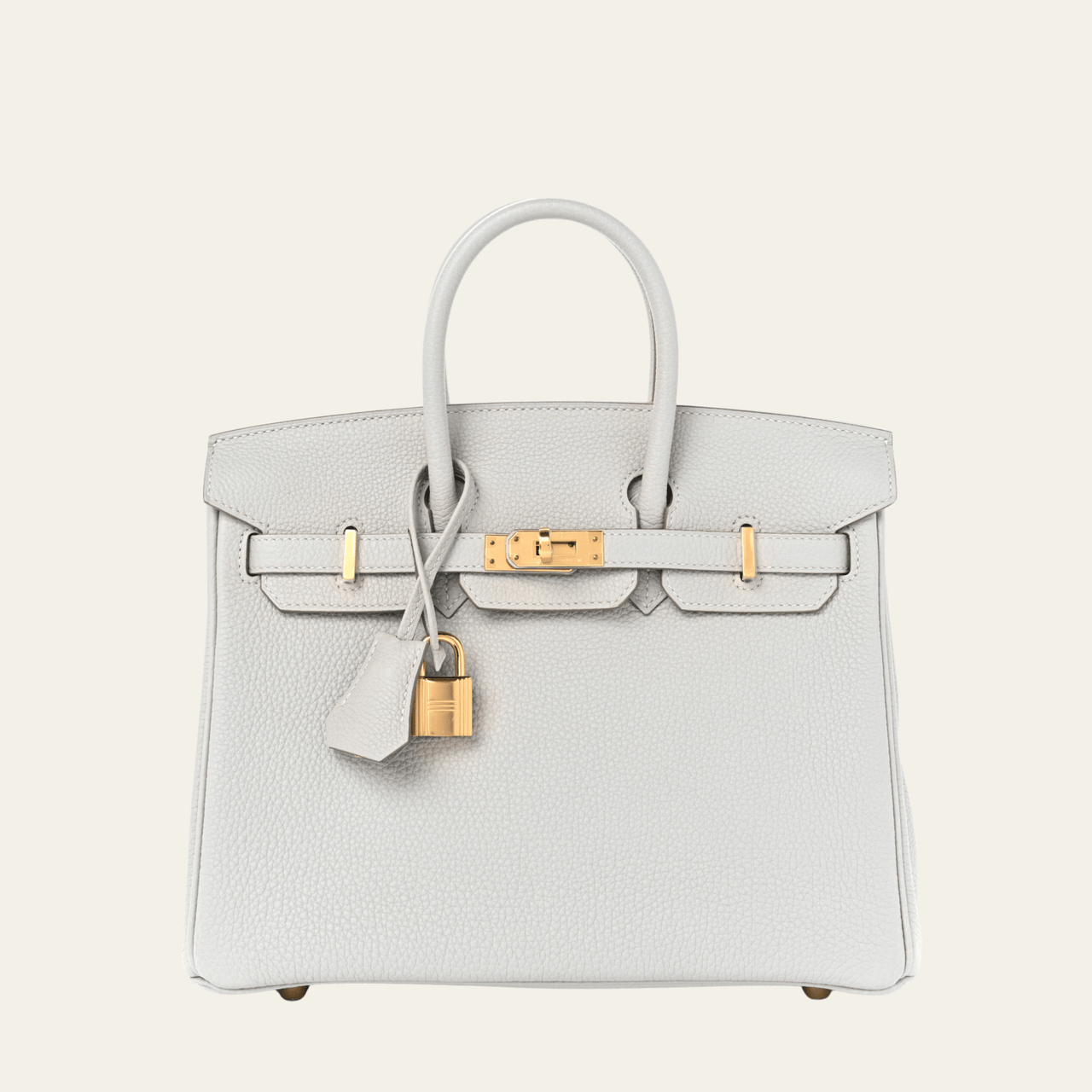 Hermès Birkin 25 Togo Gris Perle Gold Hardware