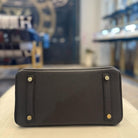 Hermès Birkin 25 Togo Noir Gold Hardware