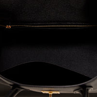 Thumbnail for Bags & Accessories Hermes Birkin 30 Black Box Leather Gold Hardware Wrist Aficionado