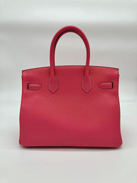 Thumbnail for Hermes Birkin 30 Epsom Rose Azalee Gold Hardware Hermes