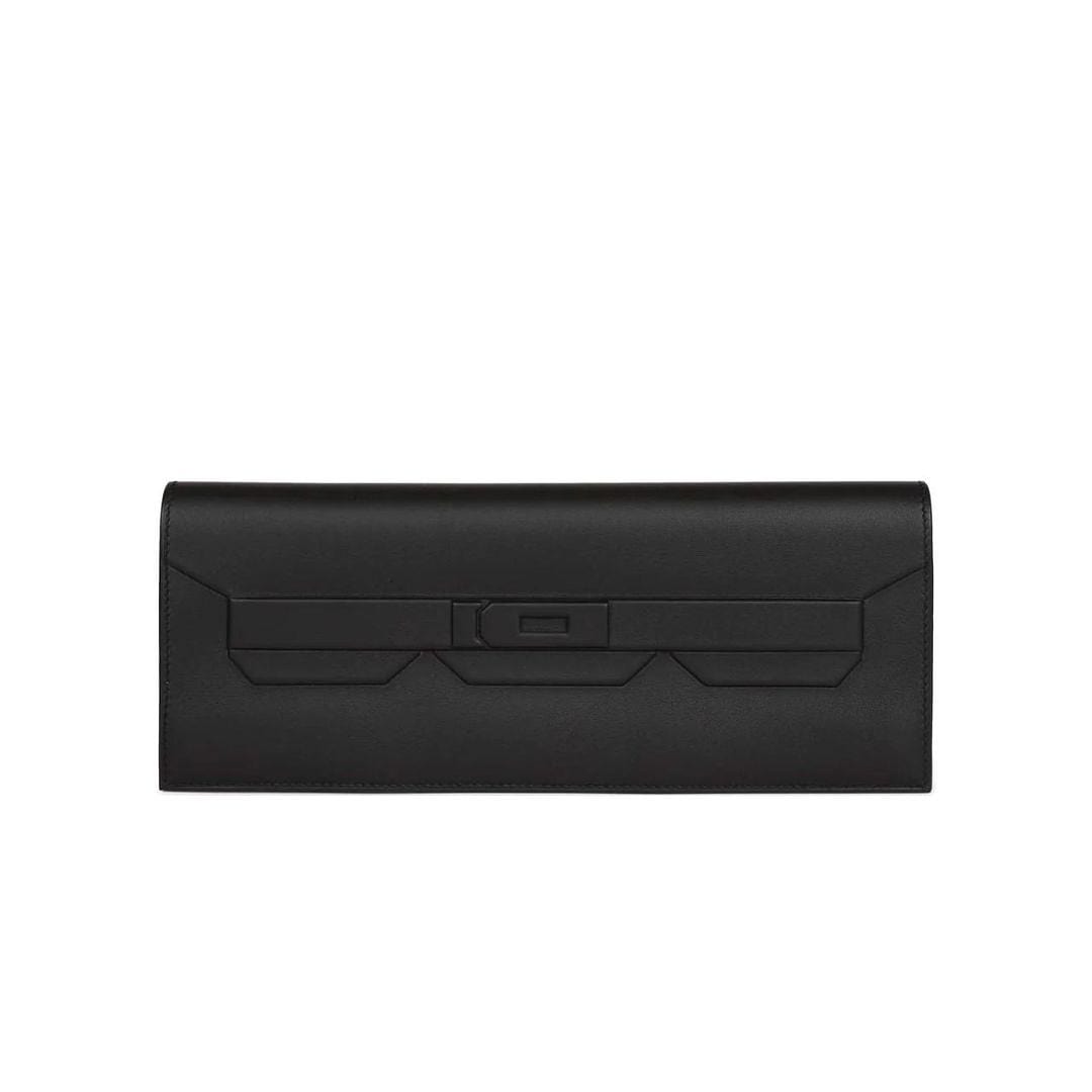 Hermès Birkin Shadow 89 Noir Swift Leather Clutch Bag