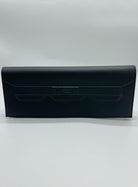 Hermes Birkin Shadow 89 Noir Swift Leather Clutch Bag