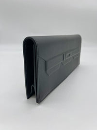 Thumbnail for Hermes Birkin Shadow 89 Noir Swift Leather Clutch Bag