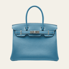 Hermès Bleu Jean Birkin 30 Togo Palladium Hardware