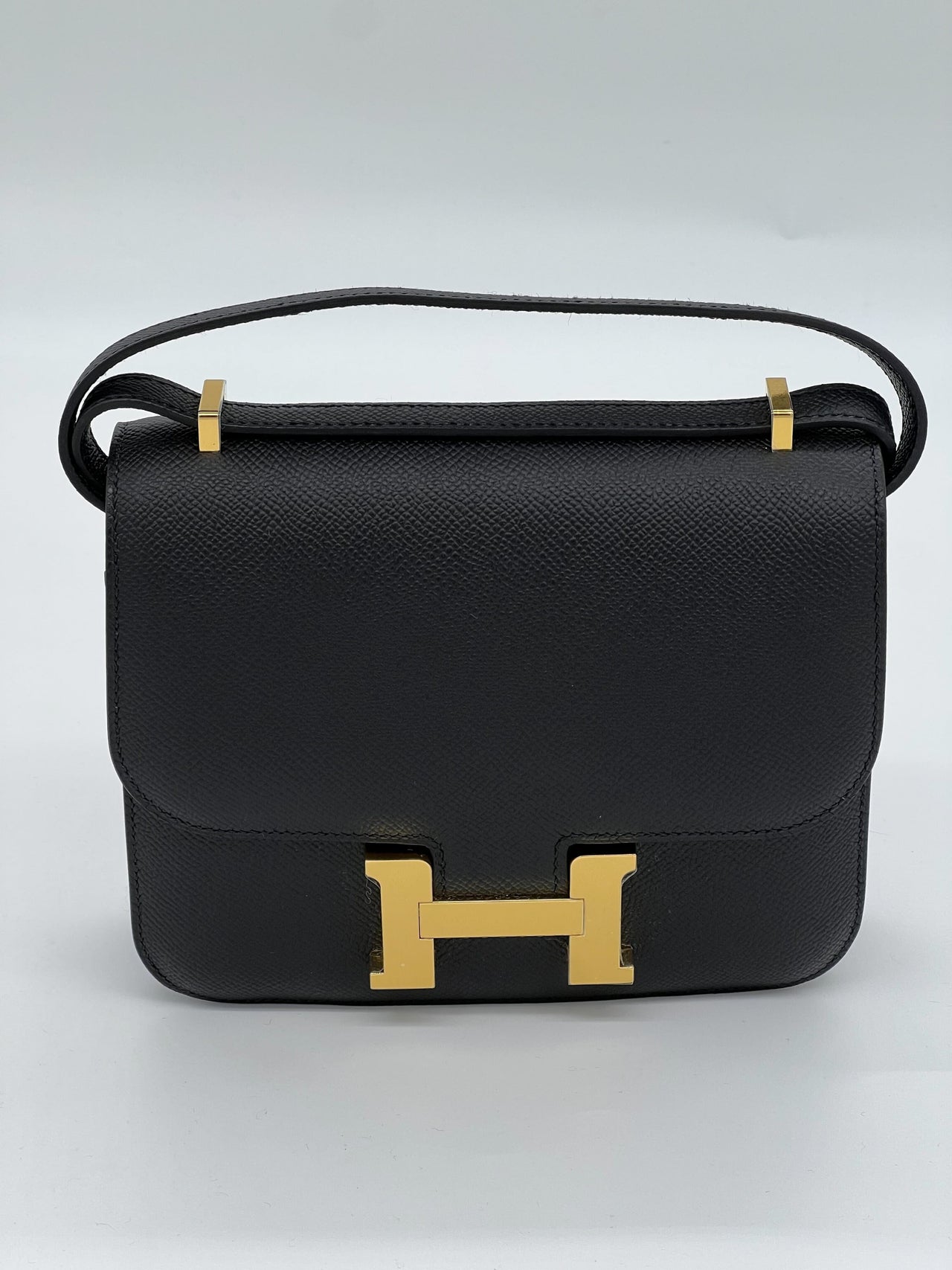 Hermes Constance 18 Epsom Leather 89 Noir Gold Hardware