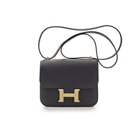 Thumbnail for Hermes Constance 18 HSS Epsom Leather Noir Verso Gold Hardware