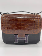 Hermes Constance III 18 Mini Marquetry Noir/Miel/Cassic Wrist Aficionado