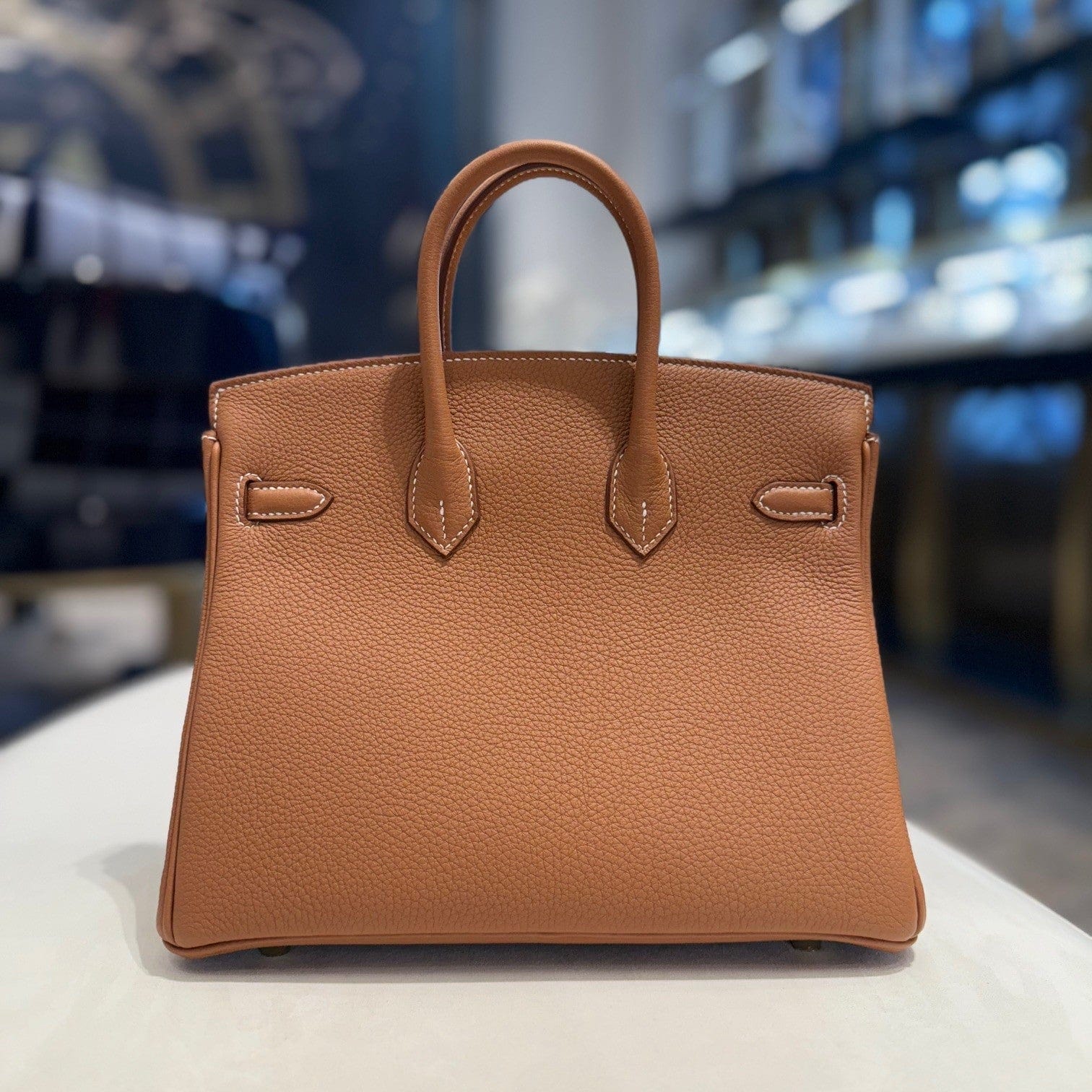 Hermès Birkin 25 Gold – Brown Birkin Bag Togo Gold Hardware