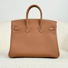 Hermès Gold Birkin 25 Togo Palladium Hardware