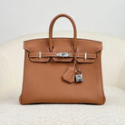 Hermès Gold Birkin 25 Togo Palladium Hardware
