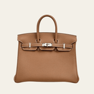 Hermès Gold Birkin 25 Togo Palladium Hardware