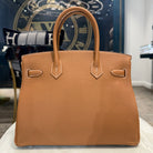 Hermès Gold Birkin 30 Togo Brushed Palladium Hardware