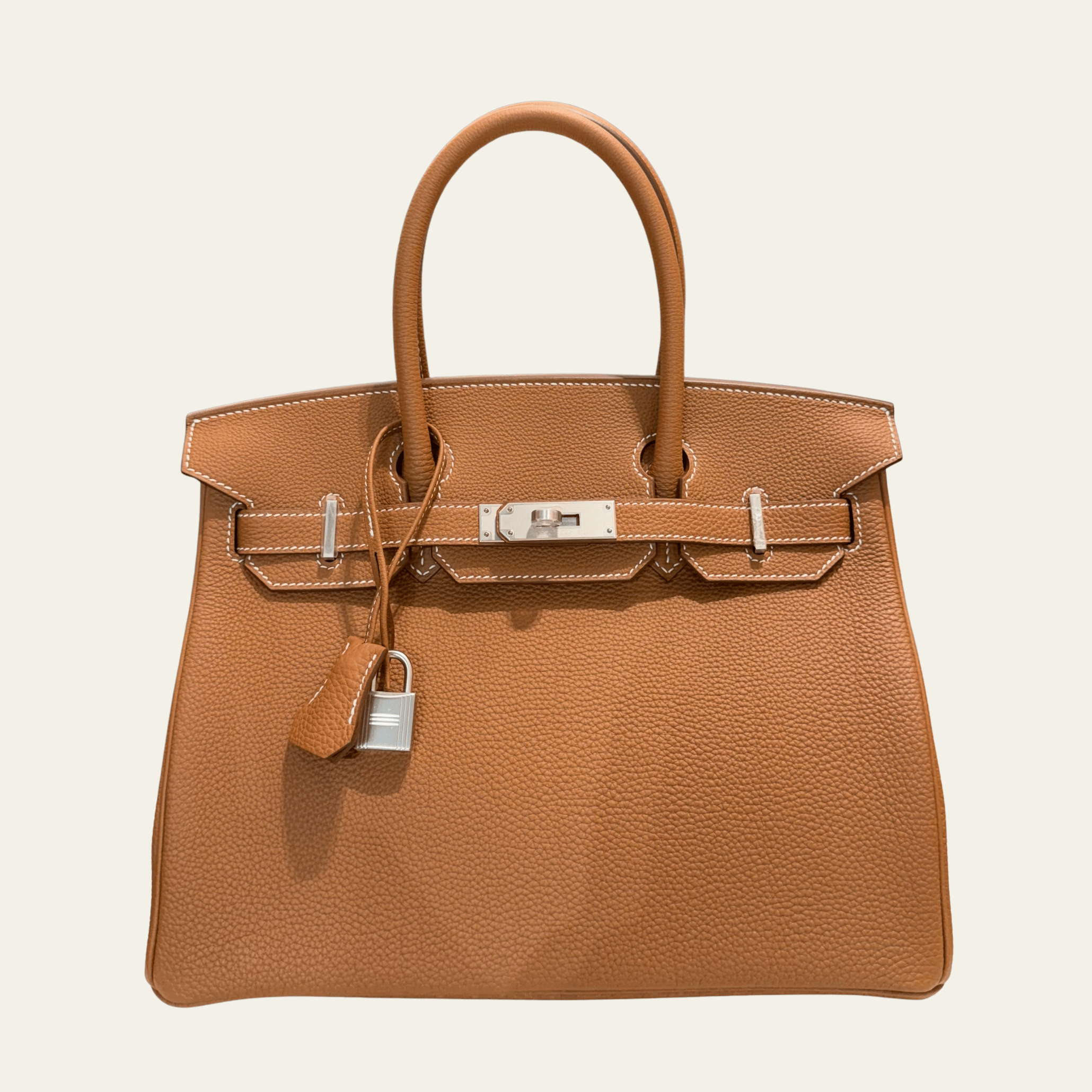 Hermès Gold Birkin 30 Togo Brushed Palladium Hardware