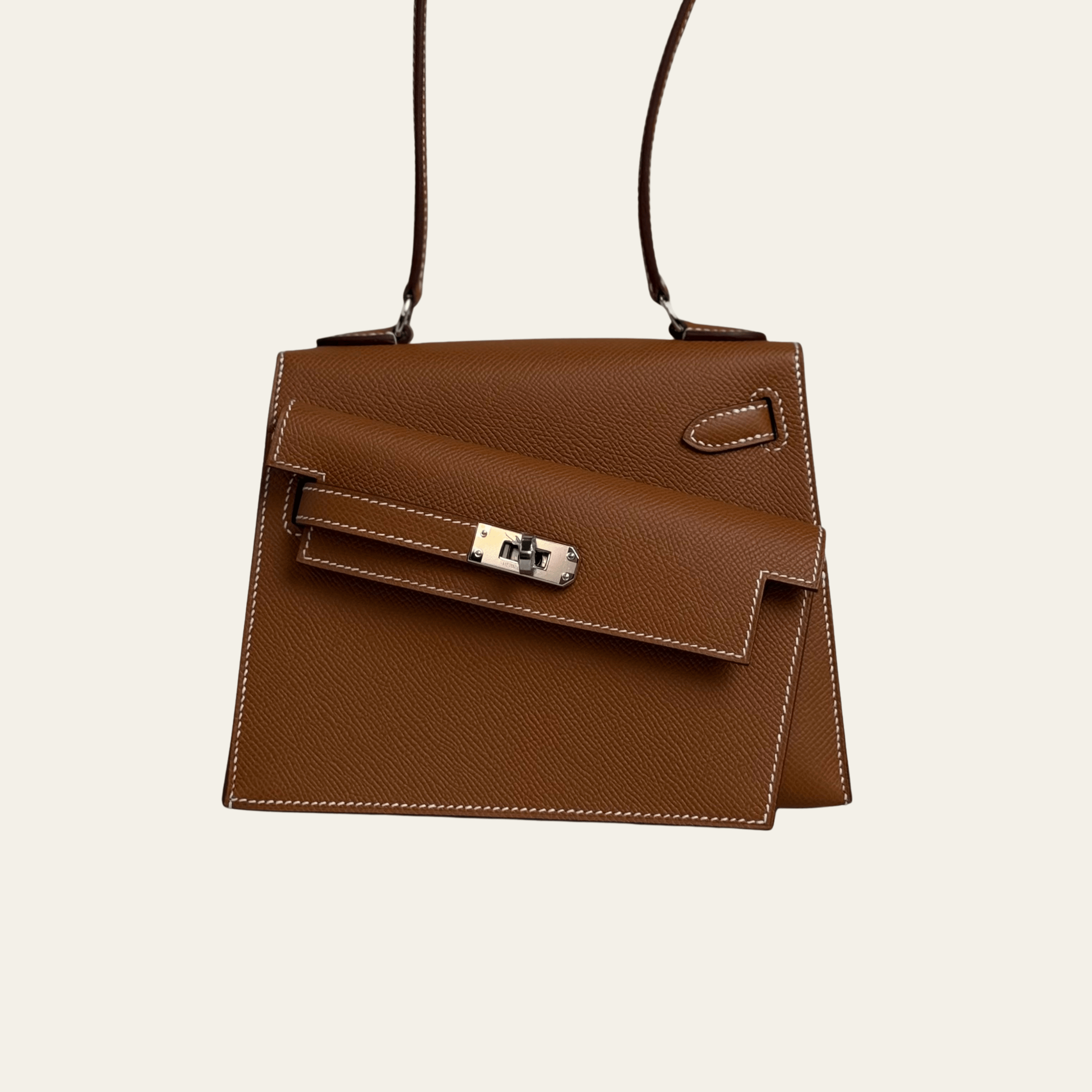 Hermès Gold Kelly En Desordre 20 Epsom Gold Hardware Limited Edition