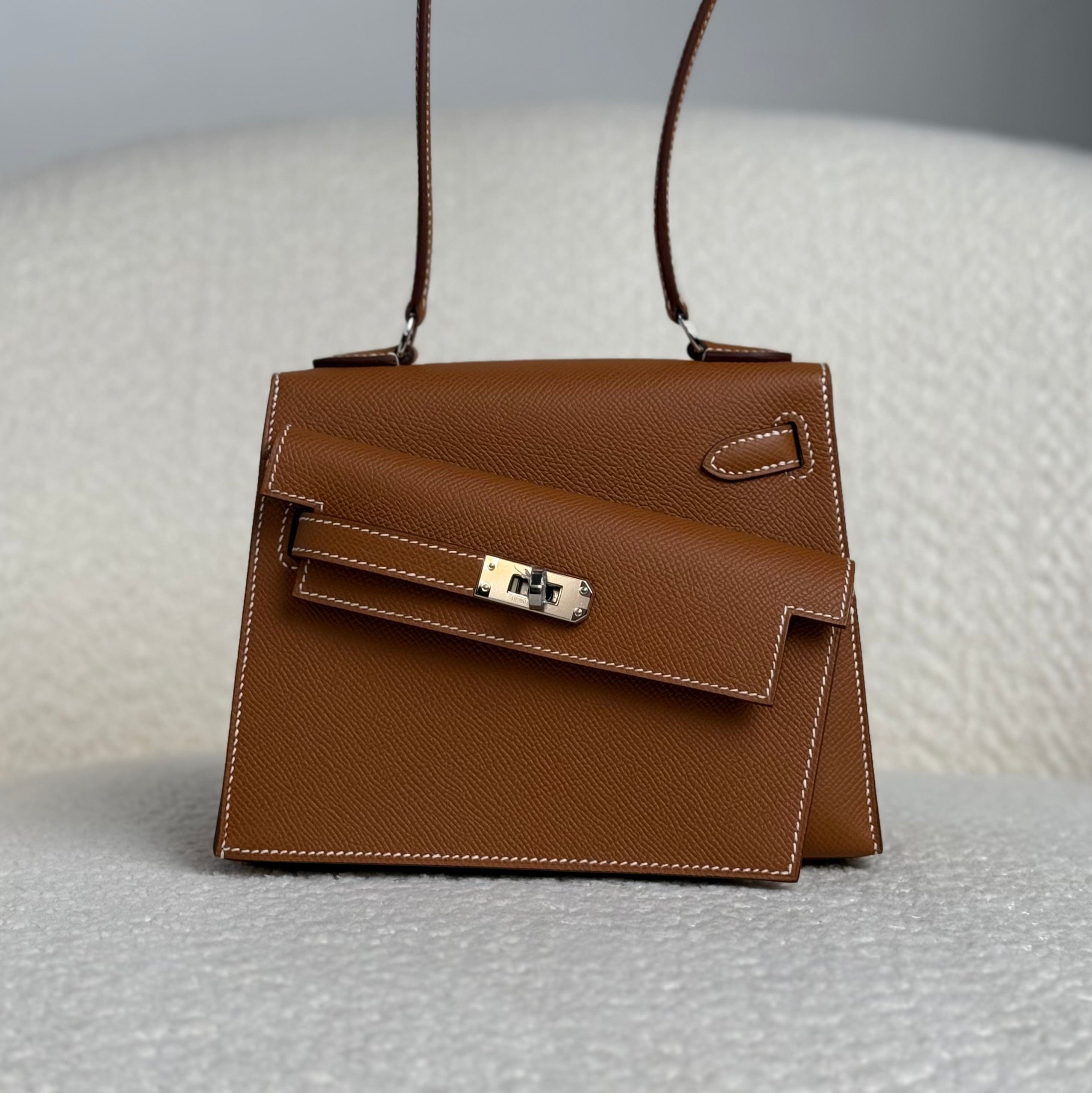 Hermès Gold Kelly En Désordre 20 – Brown Kelly Sellier Epsom Gold