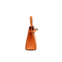 Thumbnail for Hermès Kelly 20 II Sellier Mini Epsom Calfskin Orange Gold Hardware
