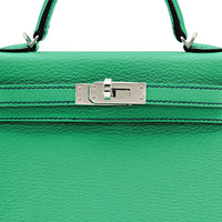 Thumbnail for Hermes Kelly II Sellier Mini HSS Chèvre Mysore Leather Perso Verso Palladium Hardware