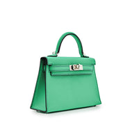 Thumbnail for Hermes Kelly II Sellier Mini HSS Chèvre Mysore Leather Perso Verso Palladium Hardware