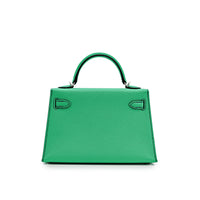 Thumbnail for Hermes Kelly II Sellier Mini HSS Chèvre Mysore Leather Perso Verso Palladium Hardware