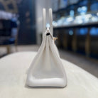 Hermès New White Birkin 25 Swift Gold Hardware