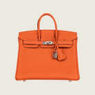 Hermès Orange Birkin 25 Togo Palladium Hardware
