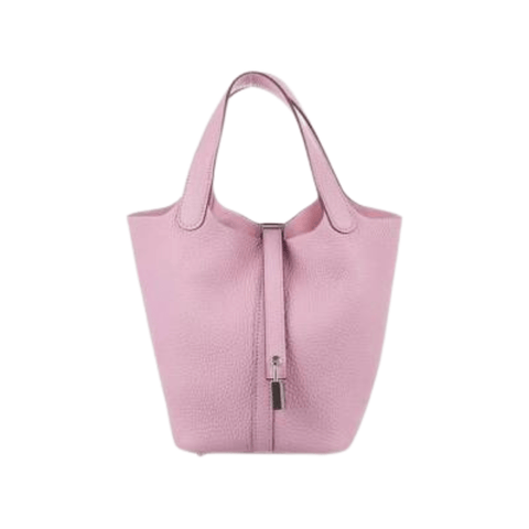 Hermes Rose Sakura Picotin Lock 18 Bag