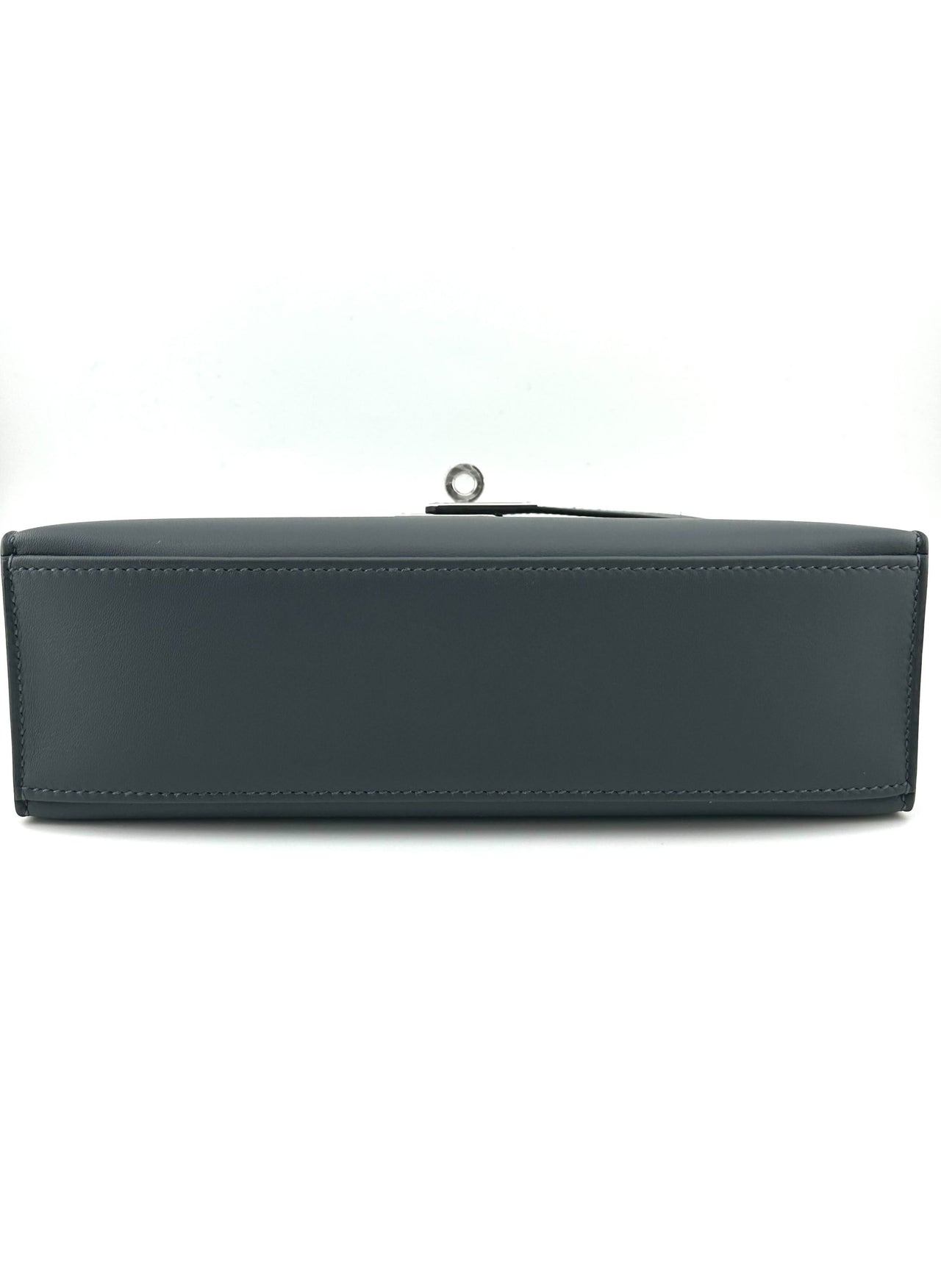 Pochette Kelly Mini Veau SWIFT HO Gris