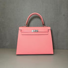 Hermès Rose Confetti Kelly Sellier 25 Palladium Hardware